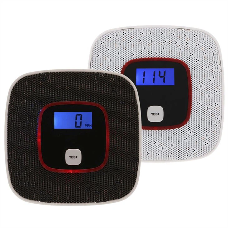 Home Security CE RoHS Battery Operated CO Gas Sensor Carbon Monoxide Leak Alarm Detector